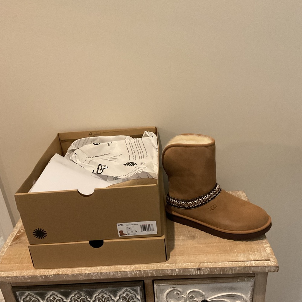 UGG Tan Sheepskin Boots